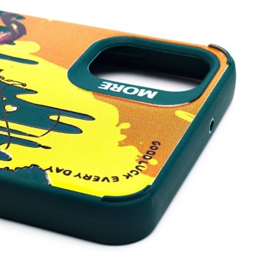 Чехол-накладка для Samsung Galaxy A05 (собака) (темно-зеленый) - SC335