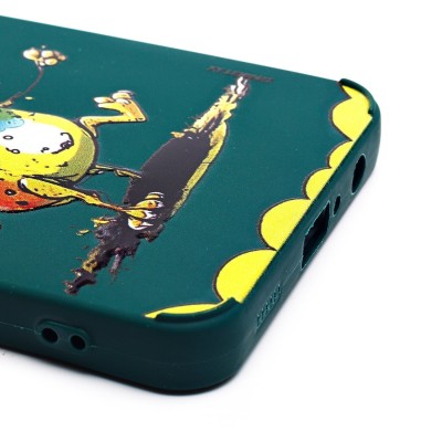 Чехол-накладка для Samsung Galaxy A05 (собака) (темно-зеленый) - SC335