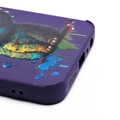 Чехол-накладка для Samsung Galaxy A05s (кот) (фиолетовый) - SC335