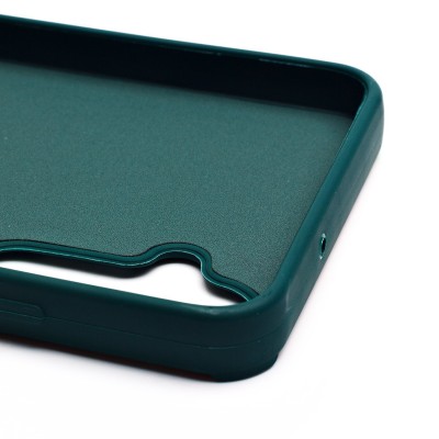 Чехол-накладка для Samsung Galaxy A05s (собака) (темно-зеленый) - SC335