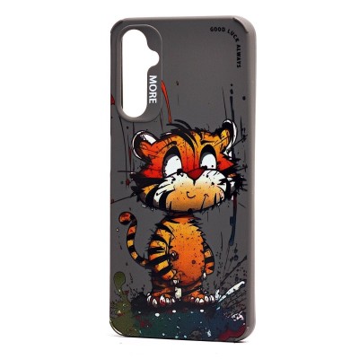 Чехол-накладка для Samsung Galaxy A05s (тигр) (серый) - SC335
