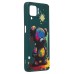 Чехол-накладка для Samsung Galaxy A12 (медведь) (темно-зеленый) - SC335 Чехол-накладка для Samsung Galaxy A12 (медведь) (темно-зеленый) - SC335