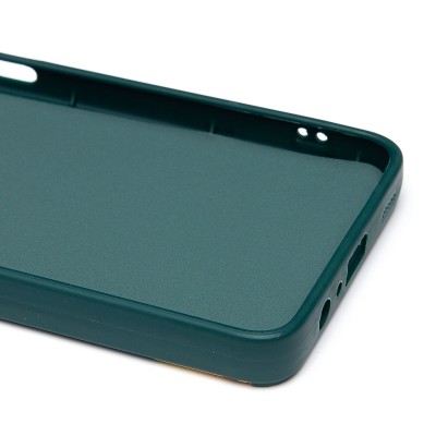 Чехол-накладка для Samsung Galaxy A12 (медведь) (темно-зеленый) - SC335 Чехол-накладка для Samsung Galaxy A12 (медведь) (темно-зеленый) - SC335