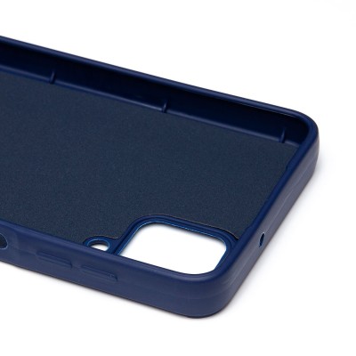 Чехол-накладка для Samsung Galaxy A12 (овечка) (темно-синий) - SC335 Чехол-накладка для Samsung Galaxy A12 (овечка) (темно-синий) - SC335