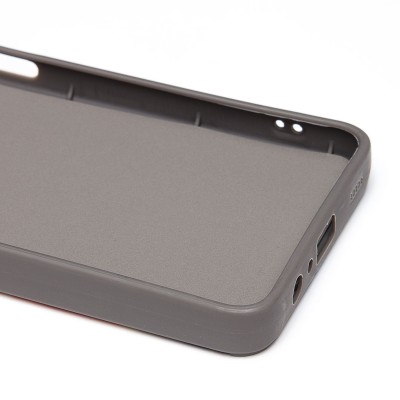 Чехол-накладка для Samsung Galaxy A12 (панда) (серый) - SC335