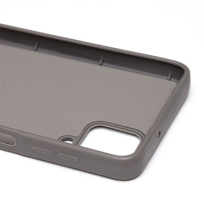 Чехол-накладка для Samsung Galaxy A12 (панда) (серый) - SC335