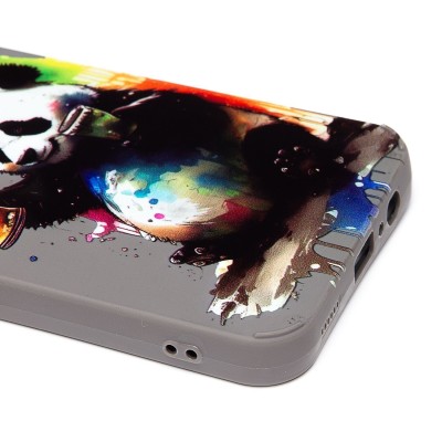 Чехол-накладка для Samsung Galaxy A14 4G (панда) (серый) - SC335