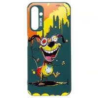Чехол-накладка для Samsung Galaxy A14 4G (собака) (темно-зеленый) - SC335