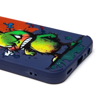 Чехол-накладка для Samsung Galaxy A15 5G (заяц) (темно-синий) - SC335