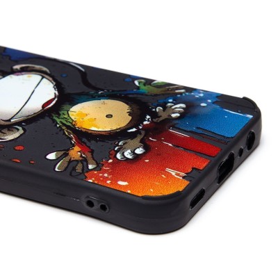 Чехол-накладка для Samsung Galaxy A15 5G (обезьяна) (черный) - SC335