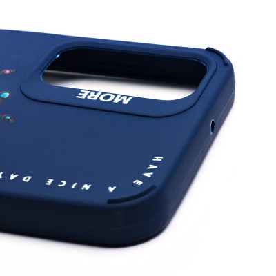 Чехол-накладка для Samsung Galaxy A15 5G (овечка) (темно-синий) - SC335