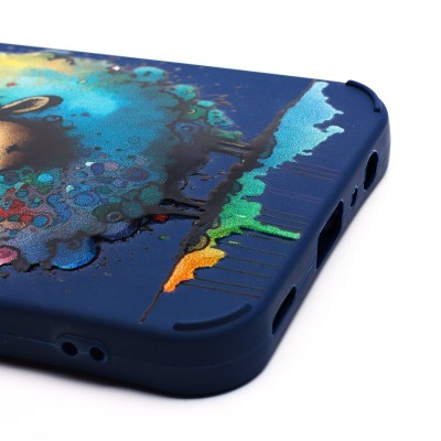 Чехол-накладка для Samsung Galaxy A15 5G (овечка) (темно-синий) - SC335