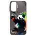 Чехол-накладка для Samsung Galaxy A15 5G (панда) (серый) - SC335