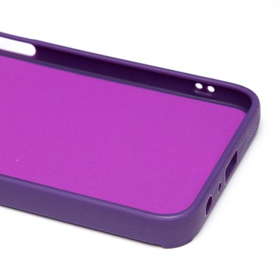 Чехол-накладка для Samsung Galaxy A24 4G (кот) (фиолетовый) - SC335