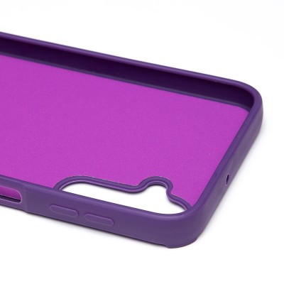 Чехол-накладка для Samsung Galaxy A24 4G (кот) (фиолетовый) - SC335