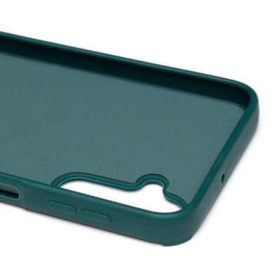 Чехол-накладка для Samsung Galaxy A24 4G (собака) (темно-зеленый) - SC335