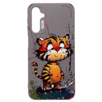 Чехол-накладка для Samsung Galaxy A24 4G (тигр) (серый) - SC335