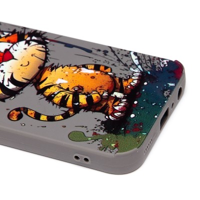 Чехол-накладка для Samsung Galaxy A24 4G (тигр) (серый) - SC335