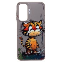 Чехол-накладка для Samsung Galaxy A25 (тигр) (серый) - SC335