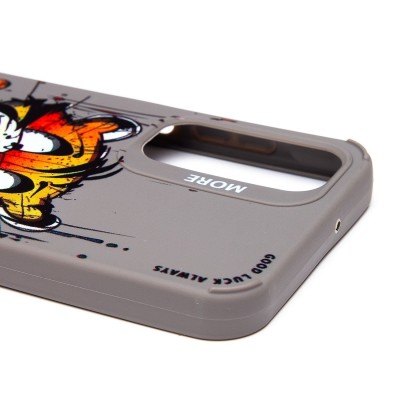 Чехол-накладка для Samsung Galaxy A25 (тигр) (серый) - SC335