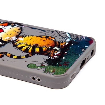 Чехол-накладка для Samsung Galaxy A25 (тигр) (серый) - SC335