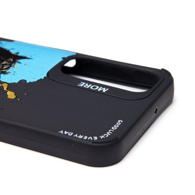 Чехол-накладка для Samsung Galaxy A25 (черный кот) (черный) - SC335