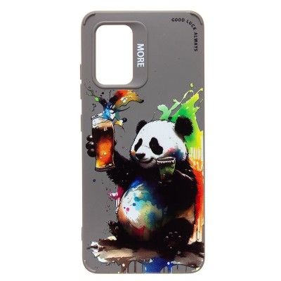 Чехол-накладка для Samsung Galaxy A32 4G (панда) (серый) - SC335 Чехол-накладка для Samsung Galaxy A32 4G (панда) (серый) - SC335