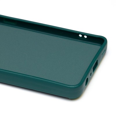 Чехол-накладка для Samsung Galaxy A32 4G (собака) (темно-зеленый) - SC335