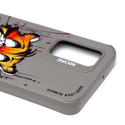 Чехол-накладка для Samsung Galaxy A32 4G (тигр) (серый) - SC335