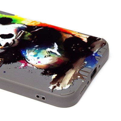 Чехол-накладка для Samsung Galaxy A34 (панда) (серый) - SC335