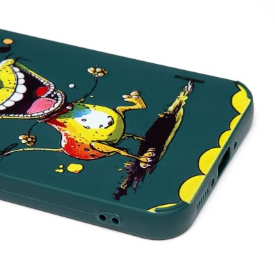 Чехол-накладка для Samsung Galaxy A34 (собака) (темно-зеленый) - SC335