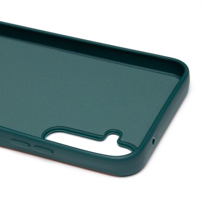 Чехол-накладка для Samsung Galaxy A34 (собака) (темно-зеленый) - SC335