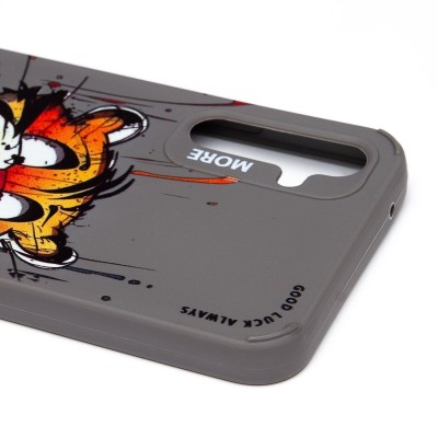 Чехол-накладка для Samsung Galaxy A34 (тигр) (серый) - SC335