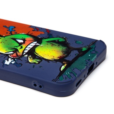 Чехол-накладка для Samsung Galaxy A35 (заяц) (темно-синий) - SC335