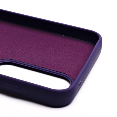 Чехол-накладка для Samsung Galaxy A35 (кот) (фиолетовый) - SC335