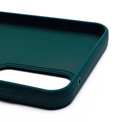 Чехол-накладка для Samsung Galaxy A35 (медведь) (темно-зеленый) - SC335