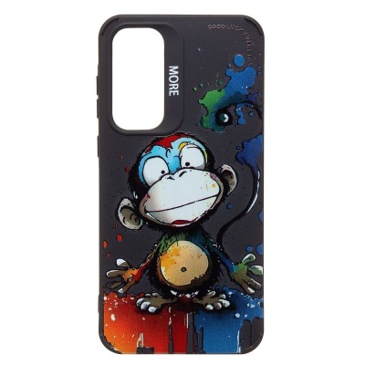 Чехол-накладка для Samsung Galaxy A35 (обезьяна) (черный) - SC335 Чехол-накладка для Samsung Galaxy A35 (обезьяна) (черный) - SC335
