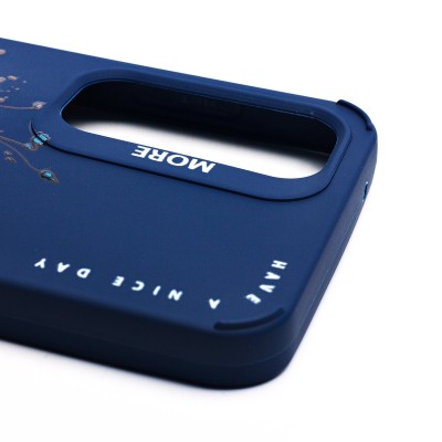 Чехол-накладка для Samsung Galaxy A35 (овечка) (темно-синий) - SC335