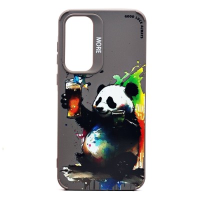 Чехол-накладка для Samsung Galaxy A35 (панда) (серый) - SC335 Чехол-накладка для Samsung Galaxy A35 (панда) (серый) - SC335