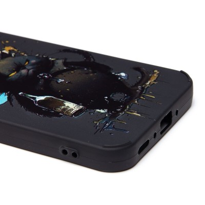 Чехол-накладка для Samsung Galaxy A35 (черный кот) (черный) - SC335