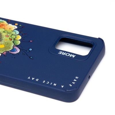 Чехол-накладка для Samsung Galaxy A51 4G (овечка) (темно-синий) - SC335