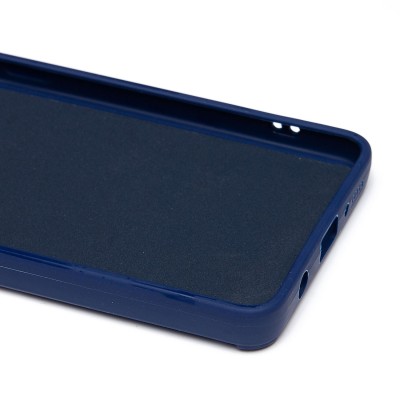 Чехол-накладка для Samsung Galaxy A51 4G (овечка) (темно-синий) - SC335