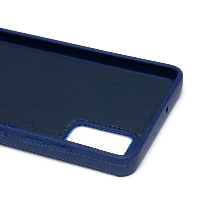 Чехол-накладка для Samsung Galaxy A51 4G (овечка) (темно-синий) - SC335