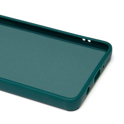 Чехол-накладка для Samsung Galaxy A51 4G (собака) (темно-зеленый) - SC335