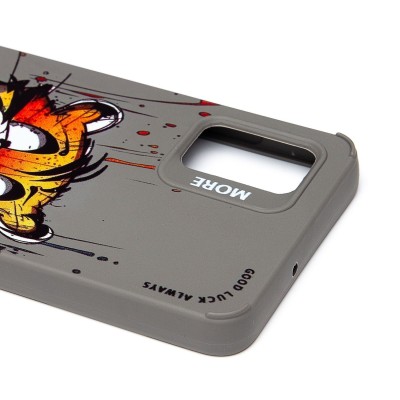 Чехол-накладка для Samsung Galaxy A51 4G (тигр) (серый) - SC335