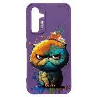Чехол-накладка для Samsung Galaxy A54 (кот) (фиолетовый) - SC335 Чехол-накладка для Samsung Galaxy A54 (кот) (фиолетовый) - SC335