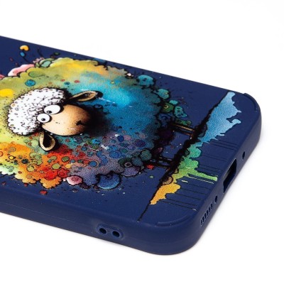 Чехол-накладка для Samsung Galaxy A54 (овечка) (темно-синий) - SC335 Чехол-накладка для Samsung Galaxy A54 (овечка) (темно-синий) - SC335