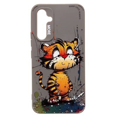 Чехол-накладка для Samsung Galaxy A54 (тигр) (серый) - SC335