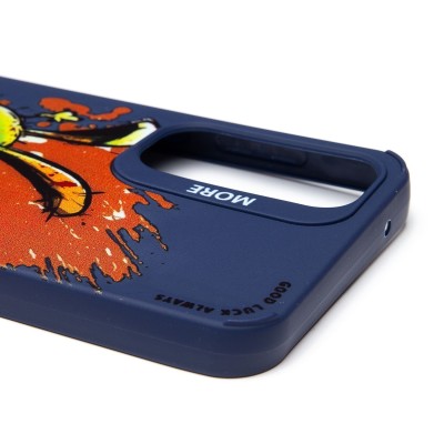 Чехол-накладка для Samsung Galaxy A55 (заяц) (темно-синий) - SC335 Чехол-накладка для Samsung Galaxy A55 (заяц) (темно-синий) - SC335