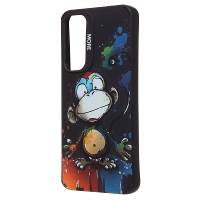 Чехол-накладка для Samsung Galaxy A55 (обезьяна) (черный) - SC335 Чехол-накладка для Samsung Galaxy A55 (обезьяна) (черный) - SC335